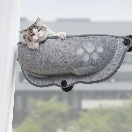 Elevate Your Cat's Comfort: Introducing Our Premium Cat Window Hammock with Strong Suction Cups – The Perfect Cozy Spot for Your Feline Friend's Relaxation and Playtime!