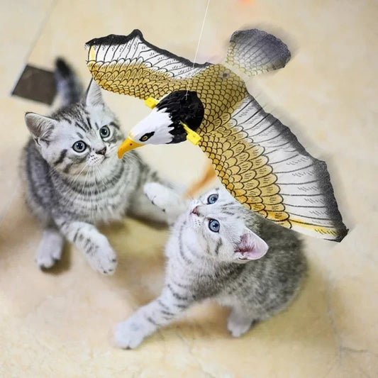 Experience the Thrill of Flight: Introducing Our Electric Hanging Eagle Interactive Cat Toy for Endless Teasing and Playtime Fun!